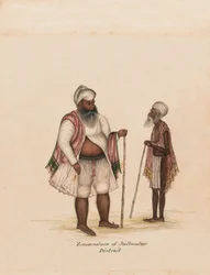 ？Jullundur地区のZemendars？、1850年頃