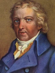 エドワード・ジェンナー（1749-1823）の肖像。天然痘に対する免疫の発見者。