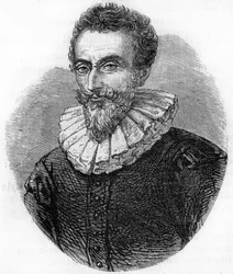 フランスの詩人、フランソワ・ド・マルエルブ（1555年から1628年）の肖像。