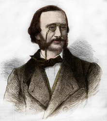 ジャック・オッフェンバック（1819-1880）の肖像画。