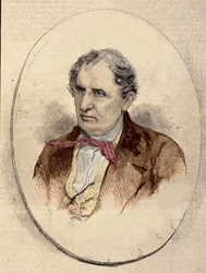 ジェームズ・フェニモア・クーパー（1789-1851）の肖像。