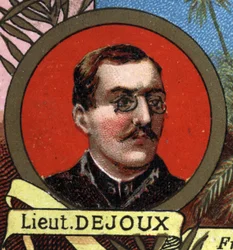 1897年にマダガスカルへの地理的ミッションを担当したLITTER DEJOUXの肖像。