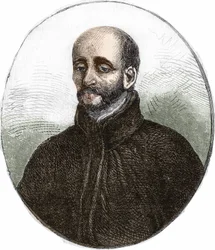 ロヨラの聖イグナティウス（1491-1556）の肖像。