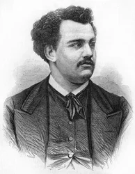 フランスのジャーナリスト、ヴィクトル・ノワール（1848-1870）の肖像。