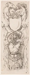 版画《装飾品またはグロテスク（グロテスク装飾品）》1653年頃