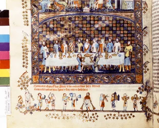 アレクサンダーのエデンの園への旅、1400年頃（細密画）