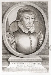 カトリーヌ・ド・メディチ（カテリーナ・ド・メディチ）（1519年 - 1589年）。