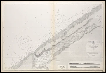 ノヴァ・スコシア、ファンディ湾、ガリバーズ・ホールからセントクロイ湾までの海図、1858年2月10日初版発行