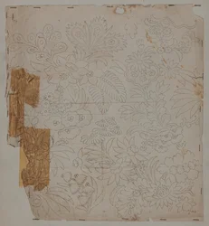 デザイン画、18世紀後半