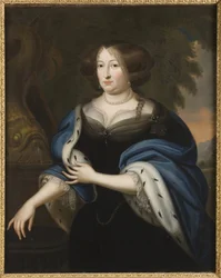 BrandenburgのEdwigeSophie-BrandenburgのMargravineHedwigSophieの肖像