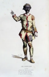 フランソワ・ペラン（François Perrin 1533-1606）の「les escolliers」、エドゥアール・フルニエ（Edouard Fournier）の「le theatre francais au 16 eme et 17 eme eque anterieur à Moliere」に登場するフィネ。