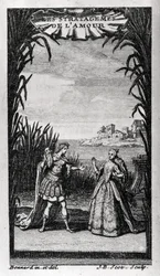 Pierre-Charles (Pierre Charles) Roy librettiste francais (1683-1764) による、Destouches Andre Cardinal (1672-1749) のオペラ・バレエまたはヒーロー・バレエのための "Les Stratagemes de l