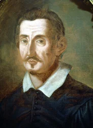 ジェロラモ（ジロラモ）・フレスコバルディ（1583 - 1643）。無名の絵画。ナポリの音楽院
