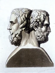 ヘロドトス（紀元前484年～紀元前425年）、ギリシャの歴史家、トゥキサイド（紀元前465年頃～紀元前395年）。