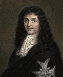 Jean Baptiste (Jean-Baptiste) Colbert 1619-1683 - エングレービング - 19世紀