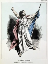 La Marseilllaiseフランスのコメディのミス・アガー
