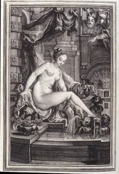 Le Roi Candaule et le maitre en droit-Jean La Fontaineの "Tales et nouvelles en vers "の中の一節。1762.