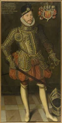 Le duc Adolphe de Holstein Gottorp - ホルスタイン＝ゴットルプ公爵アドルフの肖像（1526-1586）、匿名 .油彩・キャンバス