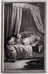 Le remede - Jean La Fontaineの「詩による物語と短篇集」の中で。1762.