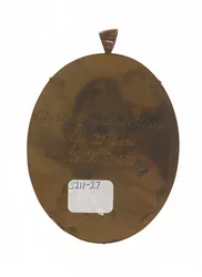 チャールズ・オーガスタス・エルダートン中尉（1789-1841）、第9マドラス・ネイティブ・インファントリー、1811年2月25日（象牙に描かれた細密画