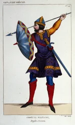アングロ戦士のミリタリーコスチューム-サクソン