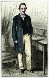 Paul du Chaillu（1837-1903）フランスの赤道直下のアフリカ探検家。