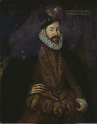Philippe Louis de Neubourg - (フィリップ・ルイ・ド・ヌーブール) - Palatinate-Neuburg公Philipp Ludwig (1547-1614)の肖像、匿名 .油彩・キャンバス