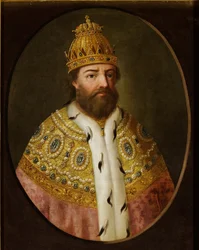 「ボリス・ゴドノフ（ゴドノフ）の肖像（1551年～1605年頃）」 油彩・キャンバス 18世紀初頭博物館国立歴史博物館、モスクワ