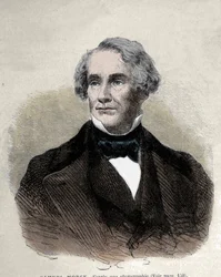 アメリカの発明家サミュエル・フィンリー・ブリーズ・モース（1791-1872）の肖像。