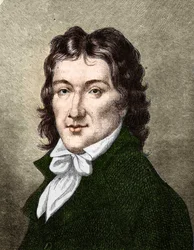 フランスの政治家、カミーユ・デムーラン（1760-1794）の肖像。