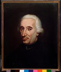 カルロ・ザノリニ（1725～）の肖像 イタリアのオルガン奏者 無名の絵画。18世紀ボローニャ、シヴィコ・ミュゼオ
