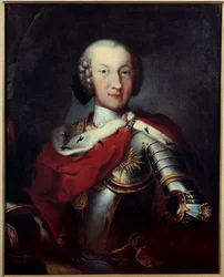 シャルル・エマニュエル3世（1701-1773）の肖像 サヴォワ公、サルデーニャ王、アヌンシアード大公 匿名の絵画。18世紀 パリ、レジオン・ドヌール美術館