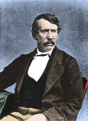 デイヴィッド・リヴィングストン（1813-1873） スコットランドの宣教師、探検家の肖像。