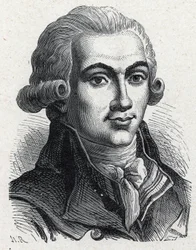 フランスの革命家、エリー・グアデ（1758-1794）の肖像。