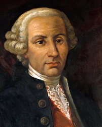 ナポリの作曲家、フランチェスコ・デュランテ（1684-1755）の肖像 無名の絵画。18世紀 ボローニャ、シヴィコ・ミュゼオ・ビブリオテカ・ミュジカーレ