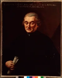 ジュゼッペ・マリア・カレッティ（1690-1774）の肖像 イタリアの作曲家 無名の絵画。18世紀ボローニャ、シヴィコ美術館