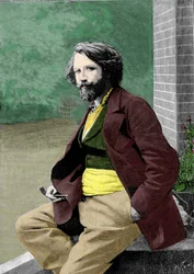 フランスの作曲家、ギュスターヴ・シャルパンティエ（1860-1956）の肖像。