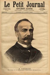 Gustave Noblemaire（1832-1924）の肖像画。彼は1869年までアルジェ-オラン間の鉄道建設を監督して成功を収めた後、パリに戻ってパリ・リヨン・メディテラニー社の指揮を執り、26年間その地位を維持した。