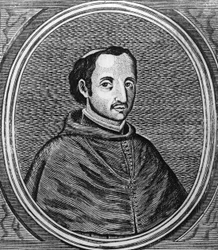 Juan de Palafox y Mendoza (John of Palafox) (1600-1659) プエブラ・ロスアンゼルス（メキシコ）、オスマ（スペイン）の司教の肖像。