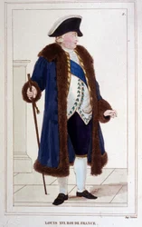 ルイ16世（1754-1793）の肖像 1830年のエングレーヴィング