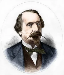 フランス皇帝ナポレオン3世(1808-1873)の肖像。