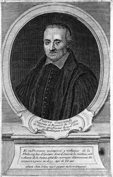 哲学者・学者のピエール・ガッセンディ（1592-1655）の肖像。