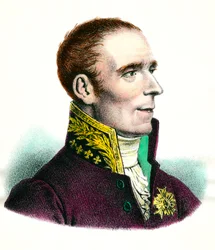 ラプラス侯爵ピエール・シモン（1745-1827）の肖像 天文学者 18世紀のエングレーヴィング 個人蔵