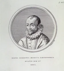 Scipione Cerretoの肖像（彫刻