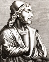 シモーネ・マルティーニ（1283～1344年）の肖像。
