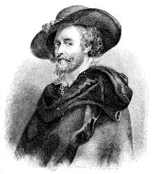 ペーテル・パウル・ルーベンス卿（1577-1640）の肖像（エングレーヴィング）