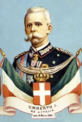 初代イタリア王ウンベルトの肖像（ハンバート1世