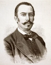 イタリアの政治家Giovanni Giolitti（1842-1928）の肖像。