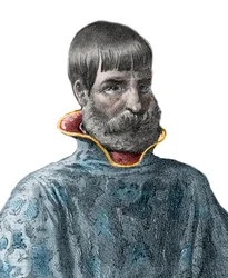 スペインのコンキスタドール、ファン・ポンセ・デ・レオン（1460-1521）の肖像（フロリダの探検家） - Portrait of Juan Ponce de Leon - Spanish explorer