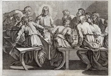 ロイアモント聖書、新約聖書。セーヌ。1811年のイラスト。
